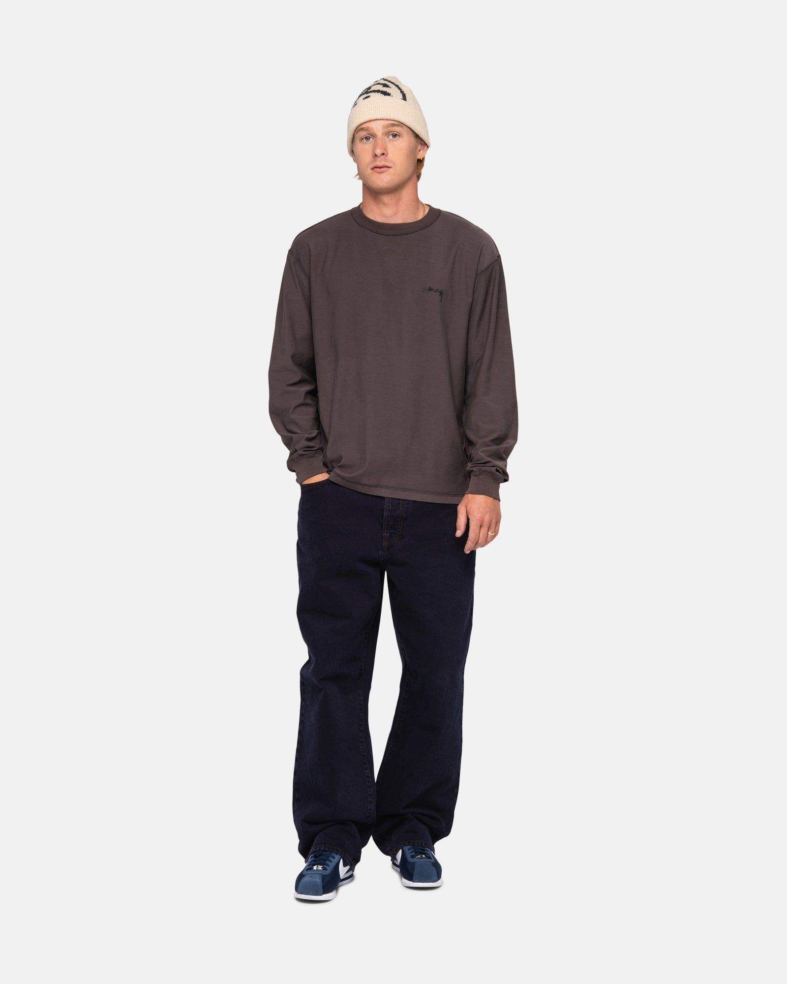 LAZY LS TEE sold by Stussy product image thumbnail 4