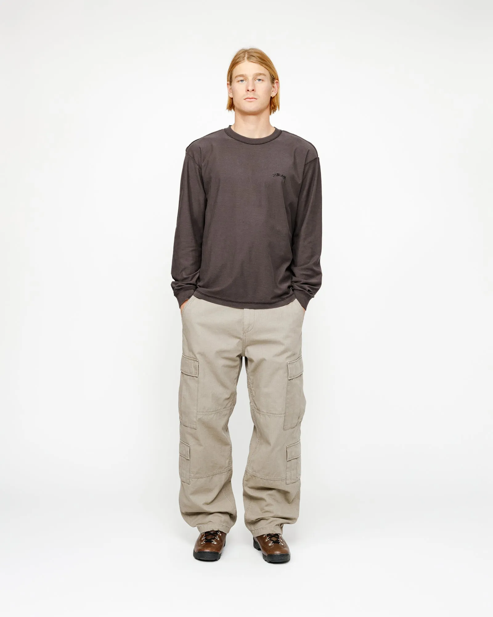 LAZY LONGSLEEVE TEE sold by Stussy product image thumbnail 4