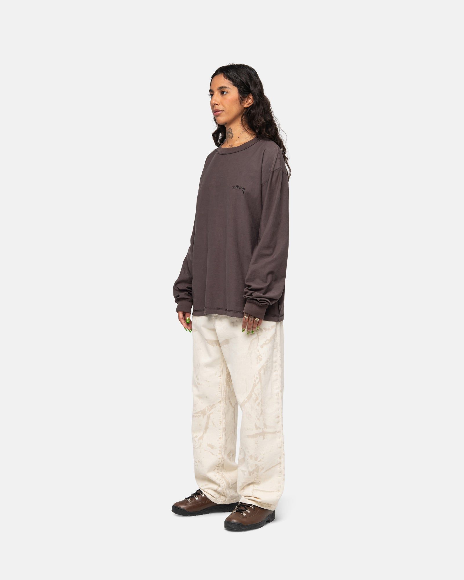 LAZY LS TEE sold by Stussy product image thumbnail 8