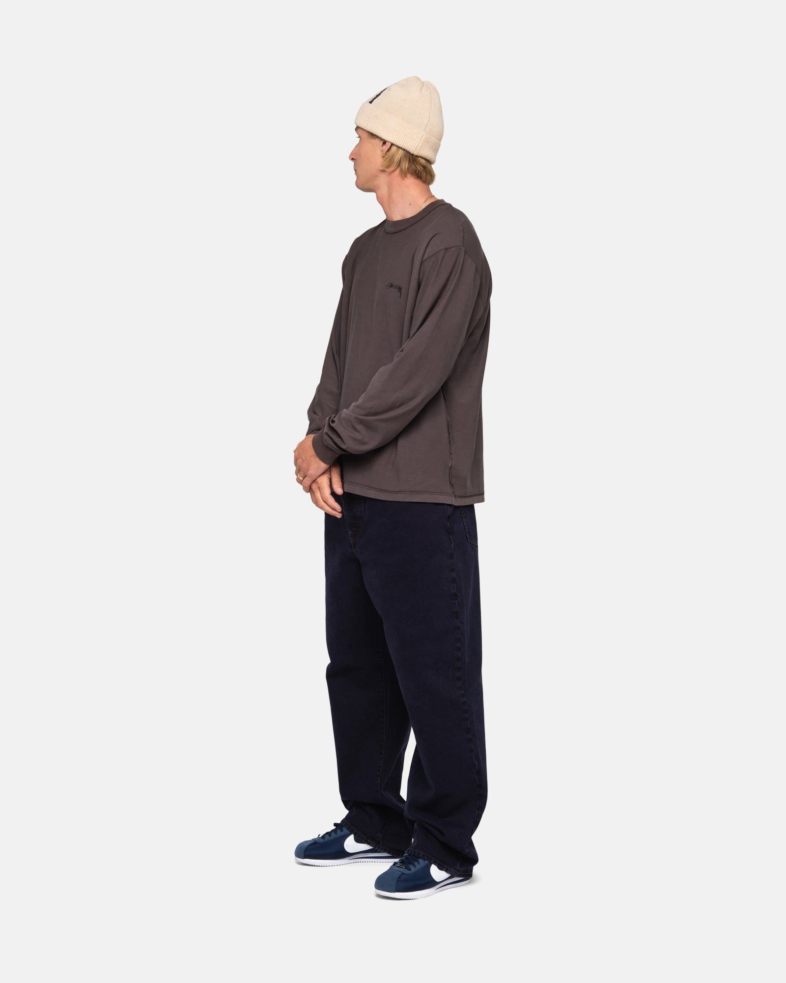 LAZY LS TEE sold by Stussy product image thumbnail 5