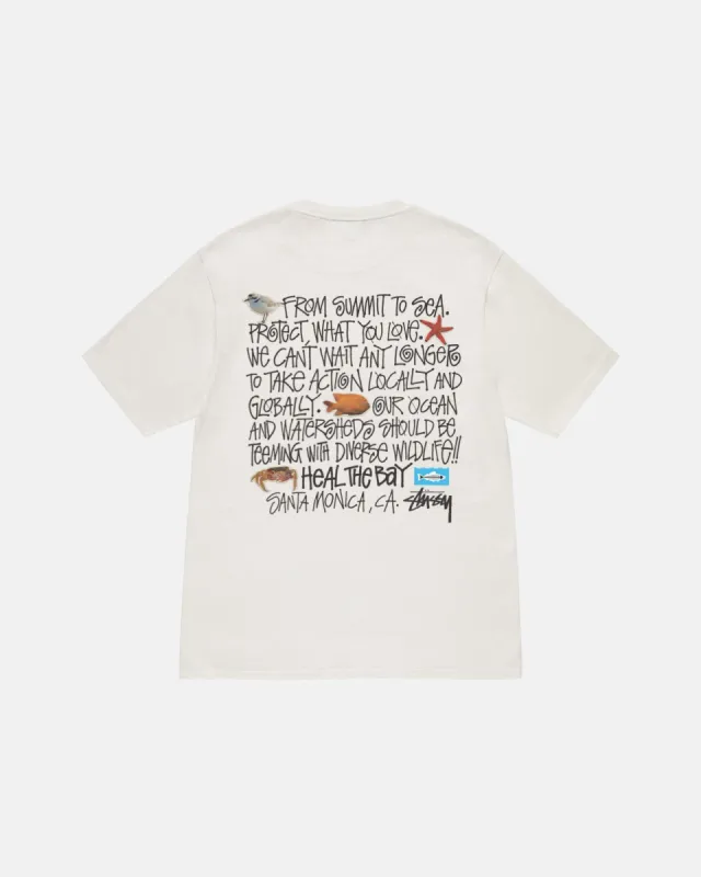 HEAL THE BAY SUMMIT TO SEA TEE PIGMENT DYED made by Stussy