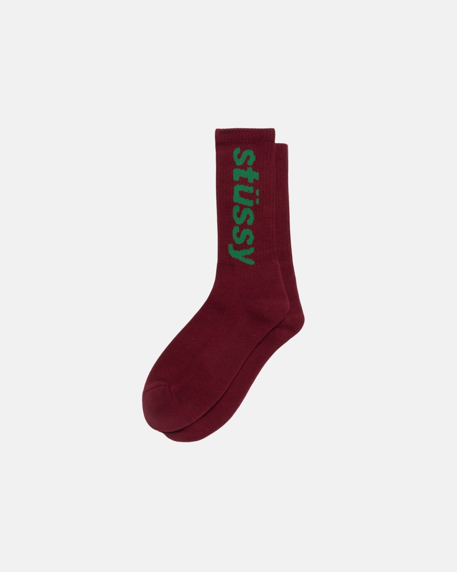 HELVETICA CREW SOCKS sold by Stussy
