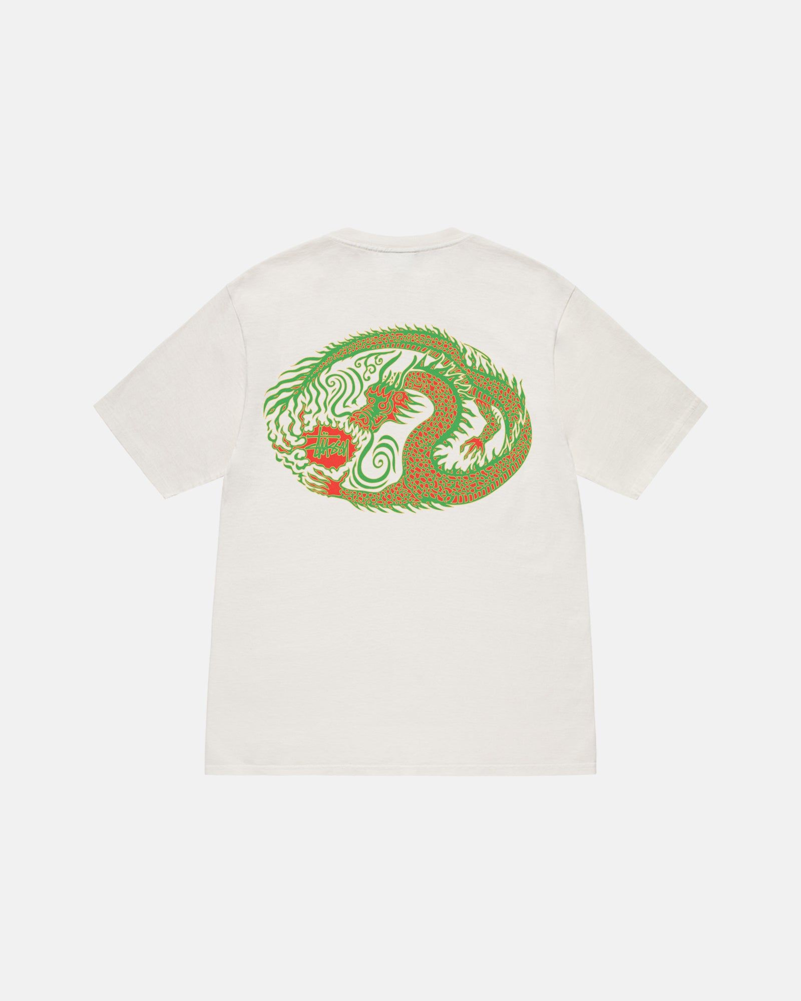 MOSAIC DRAGON TEE PIGMENT DYED sold by Stussy