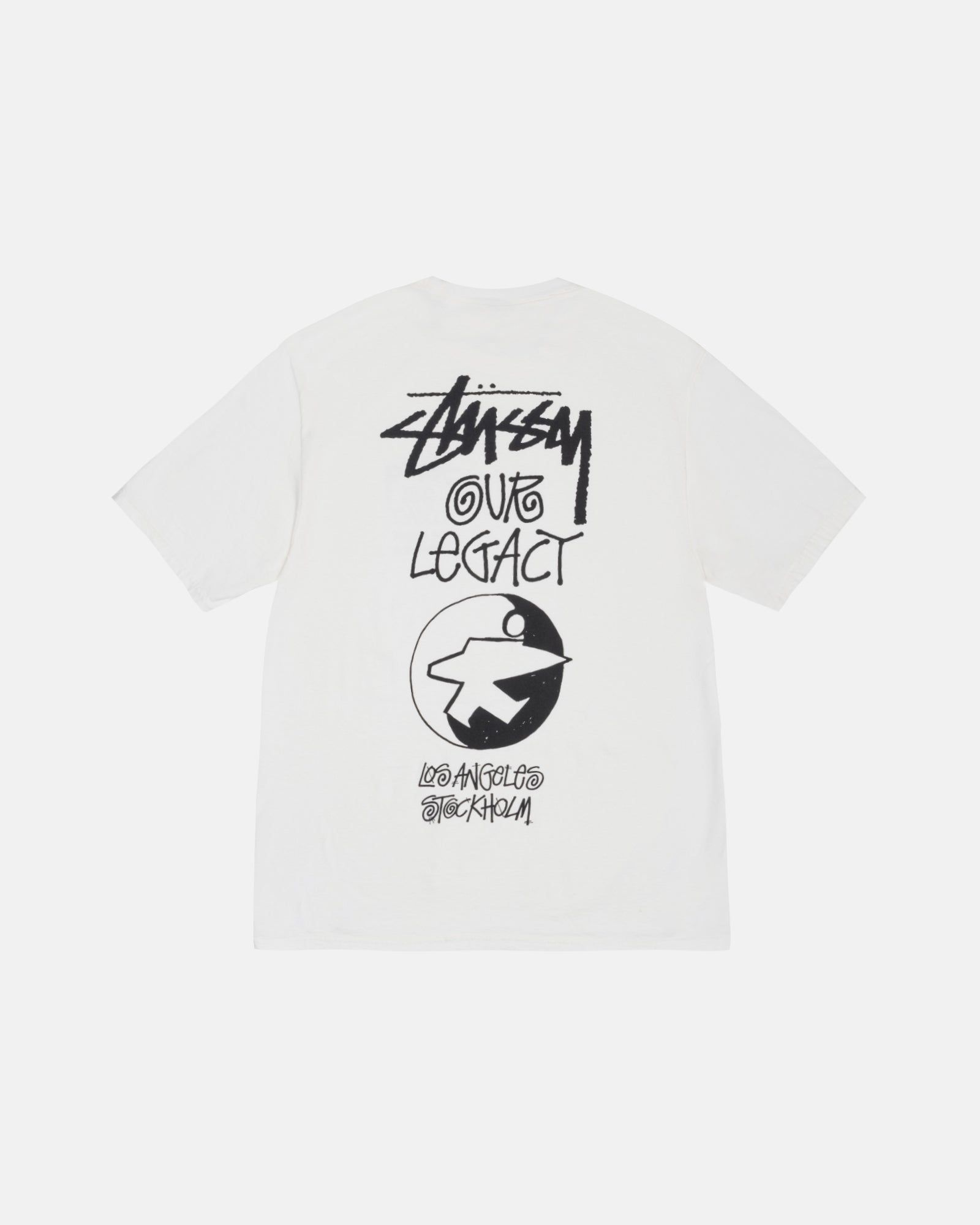 OUR LEGACY WORK SHOP SURFMAN TEE PIGMENT DYED sold by Stussy