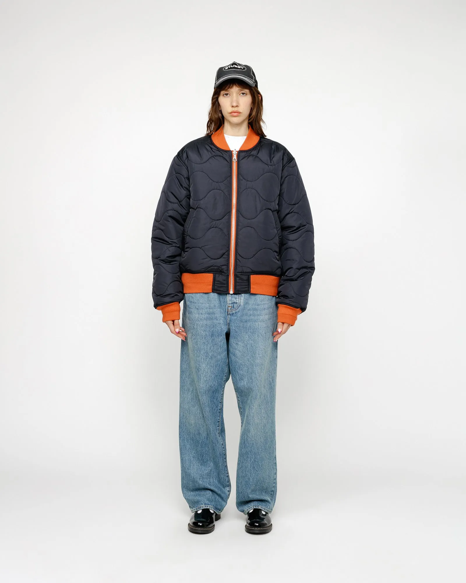 BUILT REVERSIBLE BOMBER JACKET sold by Stussy product image thumbnail 4