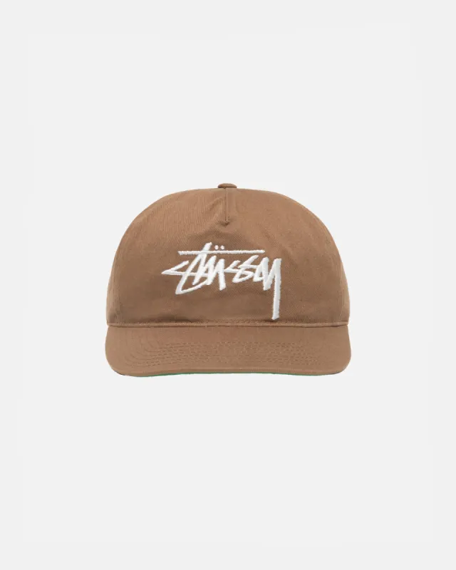 MID-DEPTH BIG STOCK SNAPBACK sold by Stussy