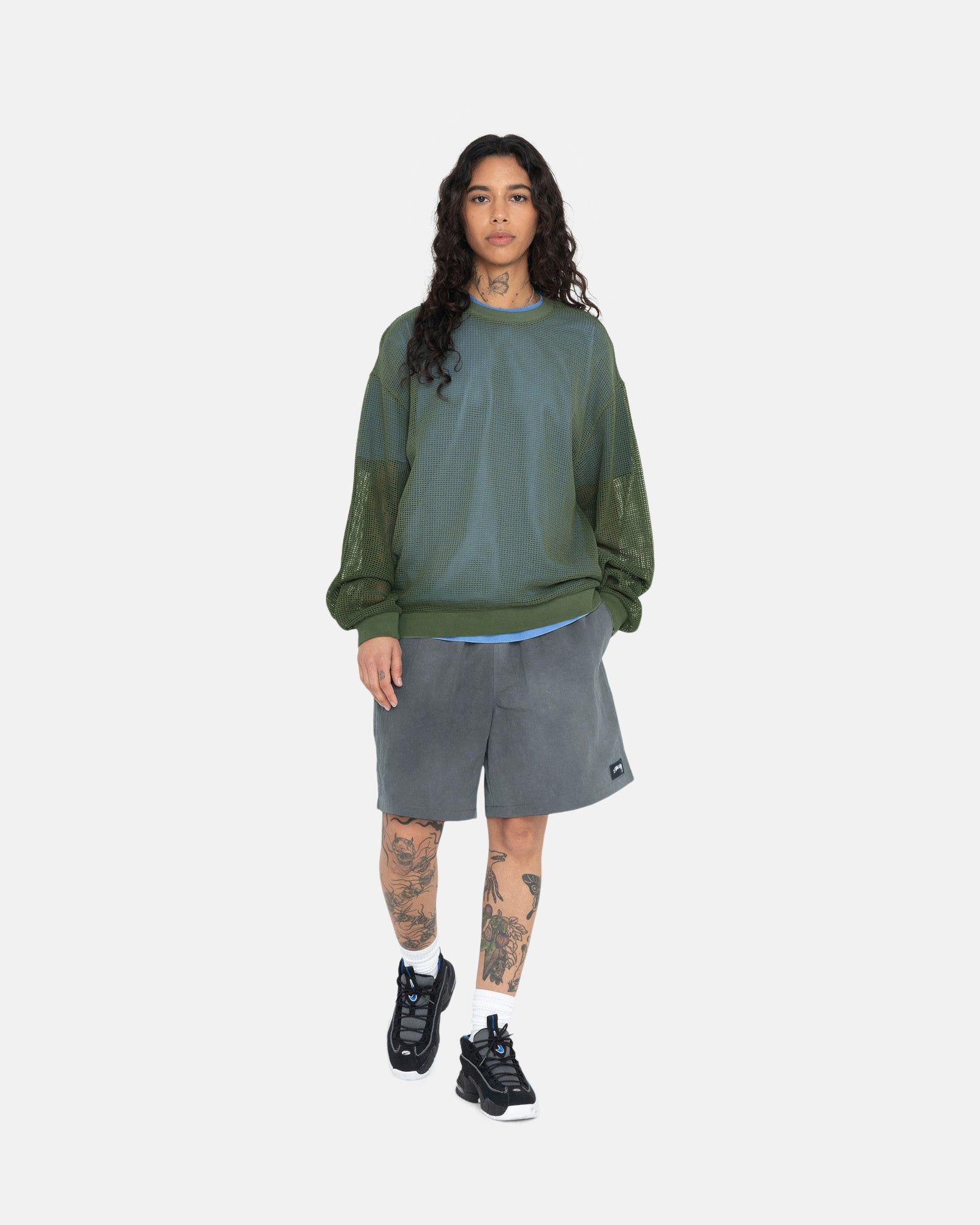 COTTON MESH LS CREW sold by Stussy product image thumbnail 8