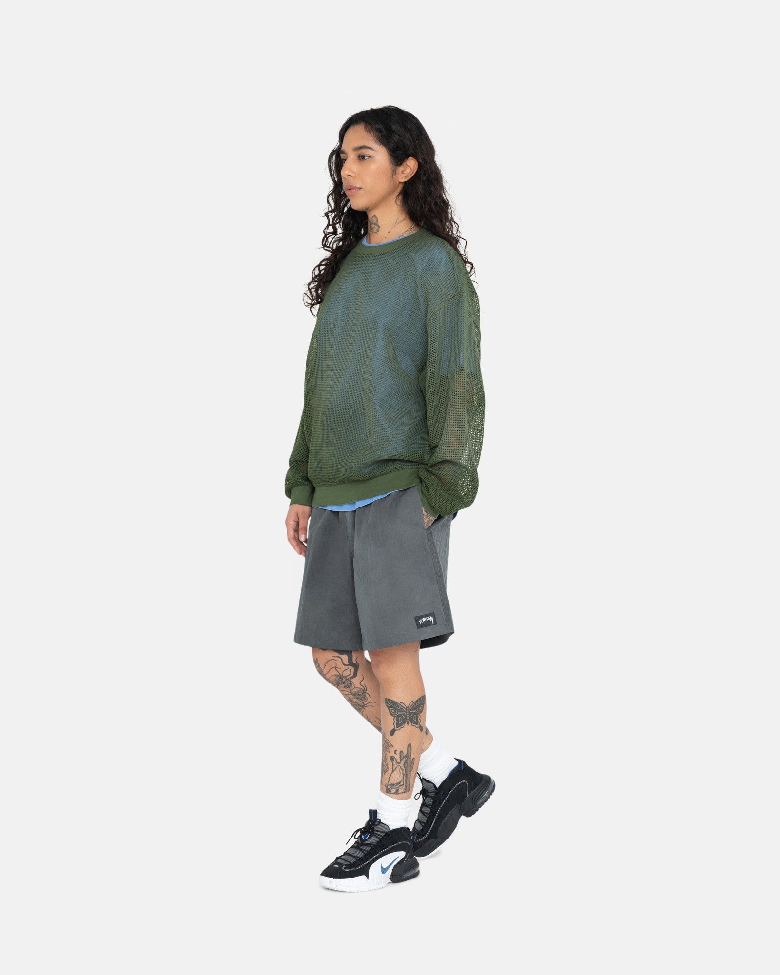 COTTON MESH LS CREW sold by Stussy product image thumbnail 9