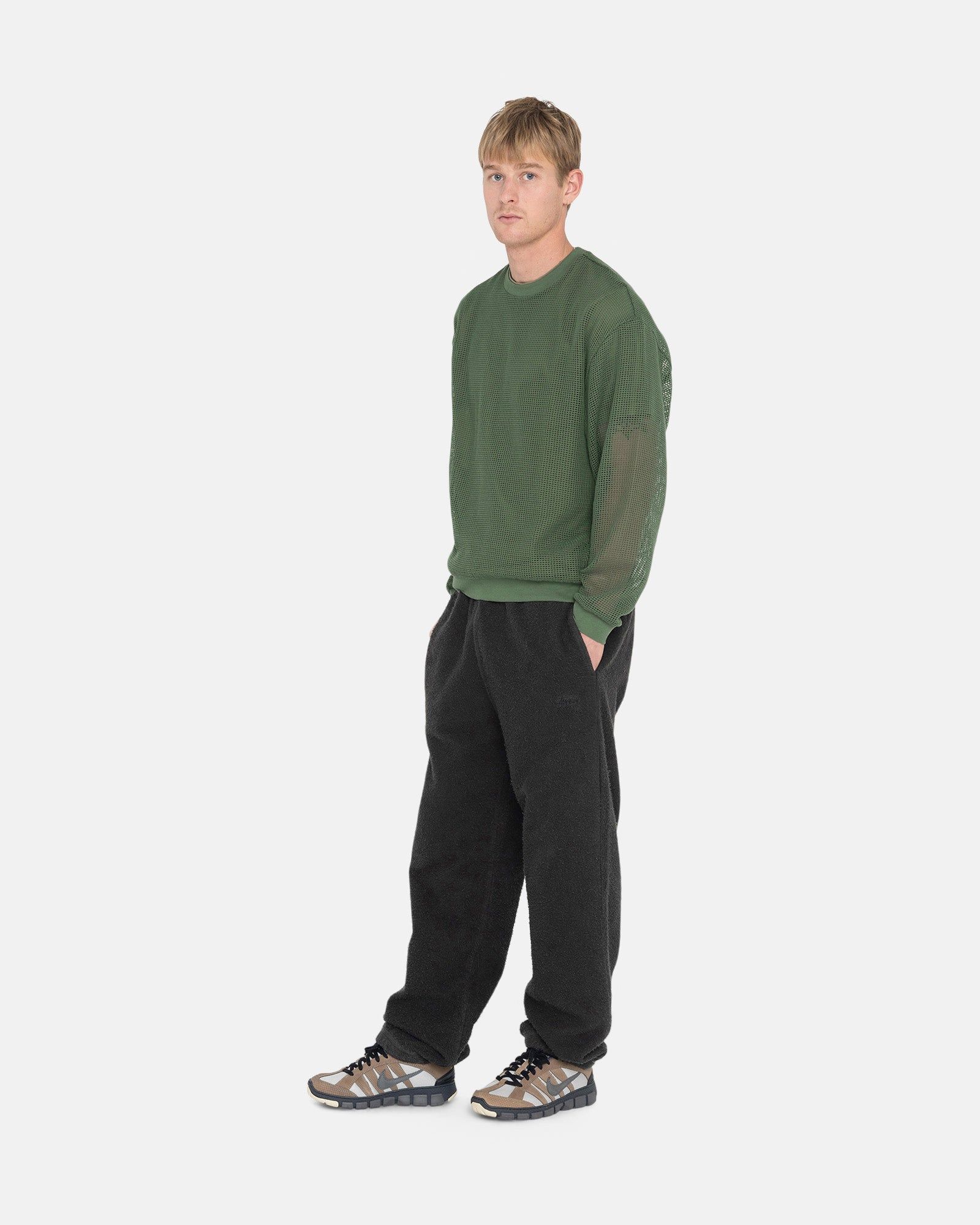 COTTON MESH LS CREW sold by Stussy product image thumbnail 6
