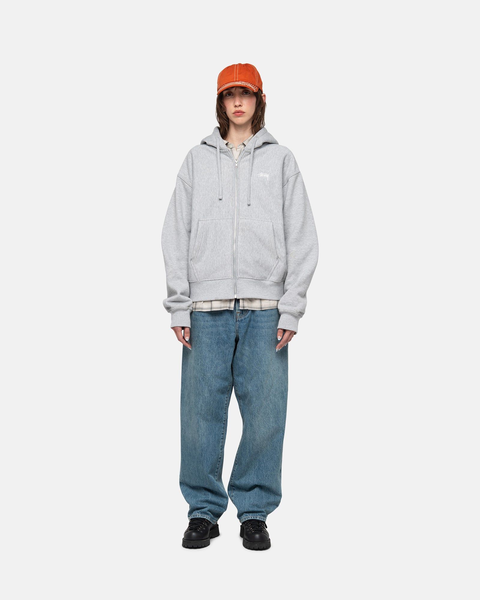 STOCK LOGO ZIP HOODIE sold by Stussy product image thumbnail 7