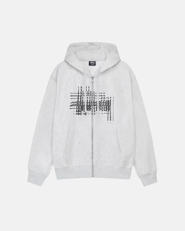 REFRACTED ZIP HOODIE sold by Stussy