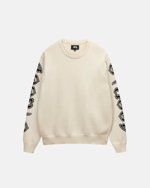 SLEEVE LOGO SWEATER sold by Stussy