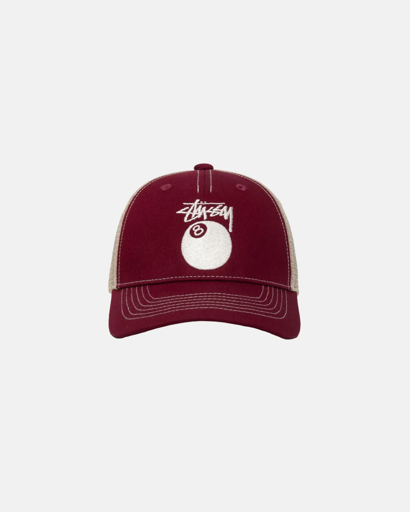 ★送料 関税込★STUSSY★LOW PRO TRUCKER 8 BALL SNAPBACK BLACK New Stussy 8 Ball Trucker Cap Hat Snapback Black Size One