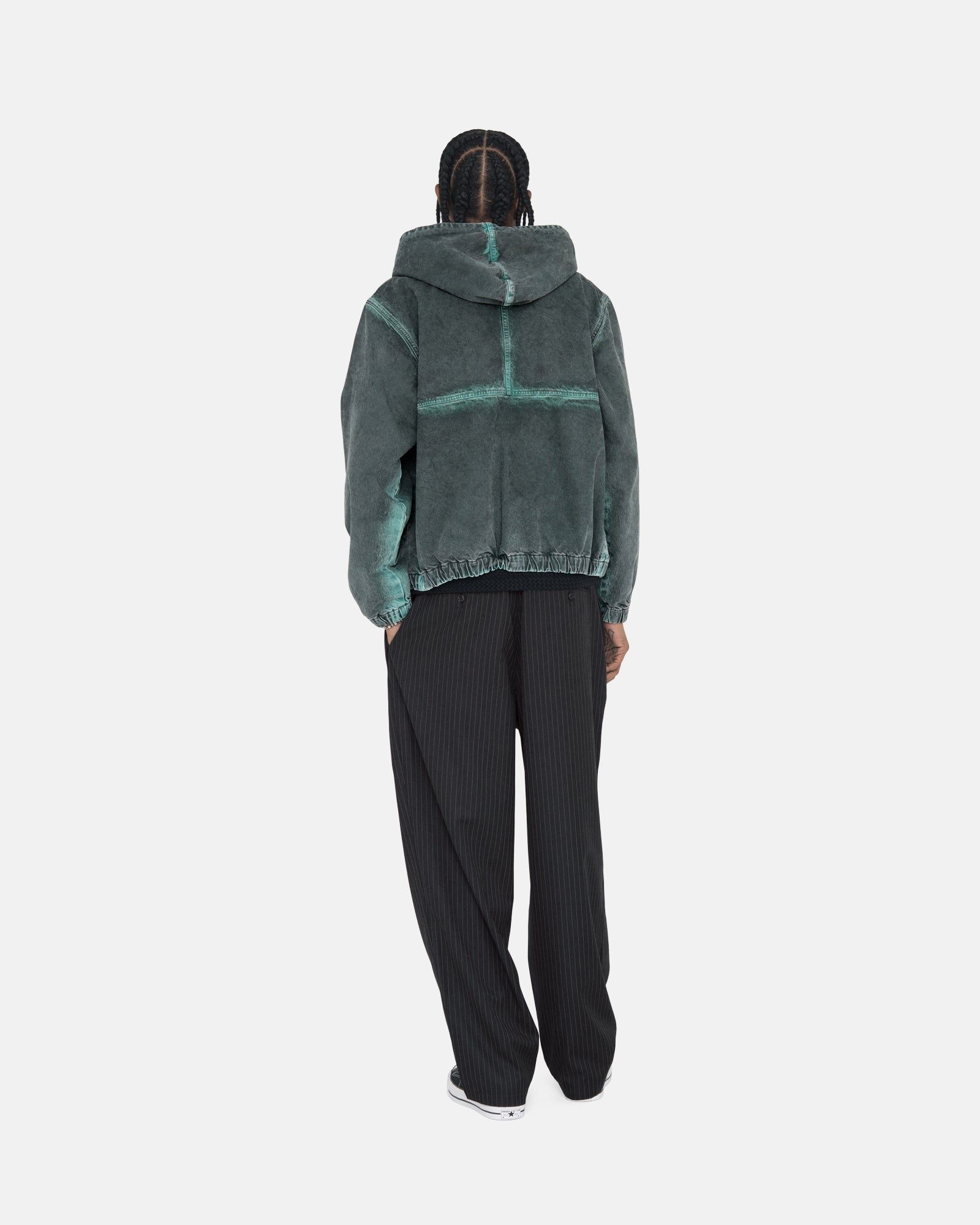 SPRAY DYE HOODED WORK JACKET | Parallel