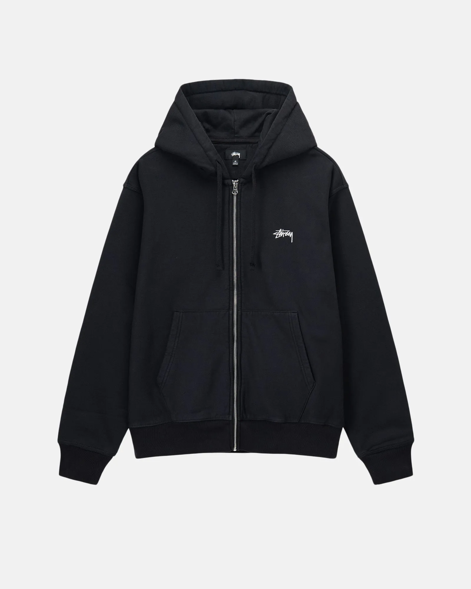 STOCK LOGO ZIP HOODIE sold by Stussy