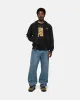 STOCK LOGO ZIP HOODIE sold by Stussy