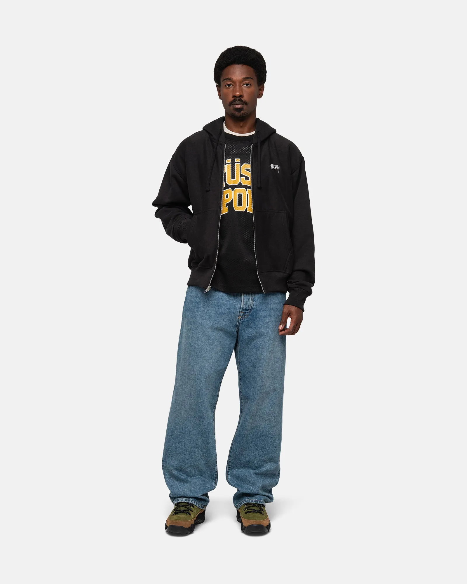 STOCK LOGO ZIP HOODIE sold by Stussy product image thumbnail 4