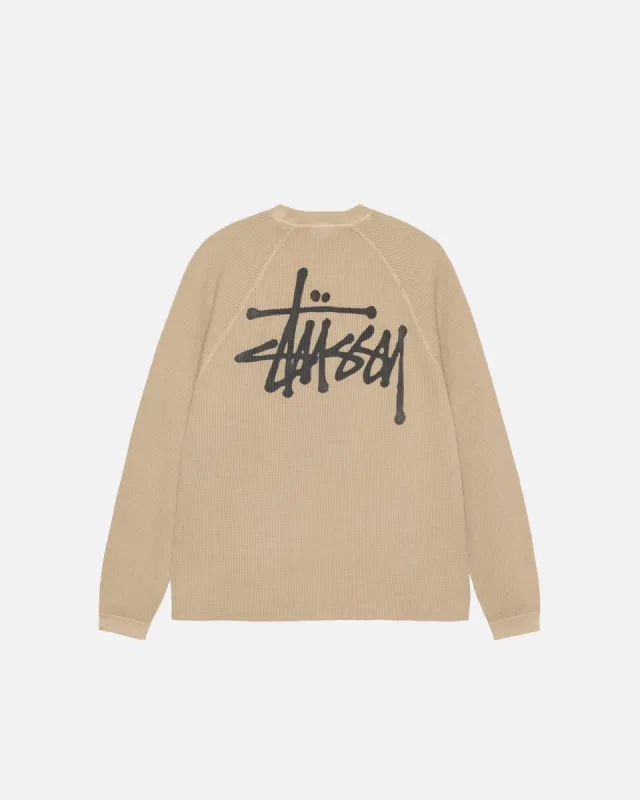 STUSSY 25ss BASIC STÜSSY THERMAL 2TONE L ☆25SS 最新作☆Stussy BASIC STUSSY THERMAL 2 TONE (STUSSY/Tシャツ
