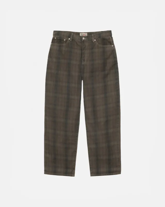 BIG OL' JEAN CANVAS PLAID sold by Stussy