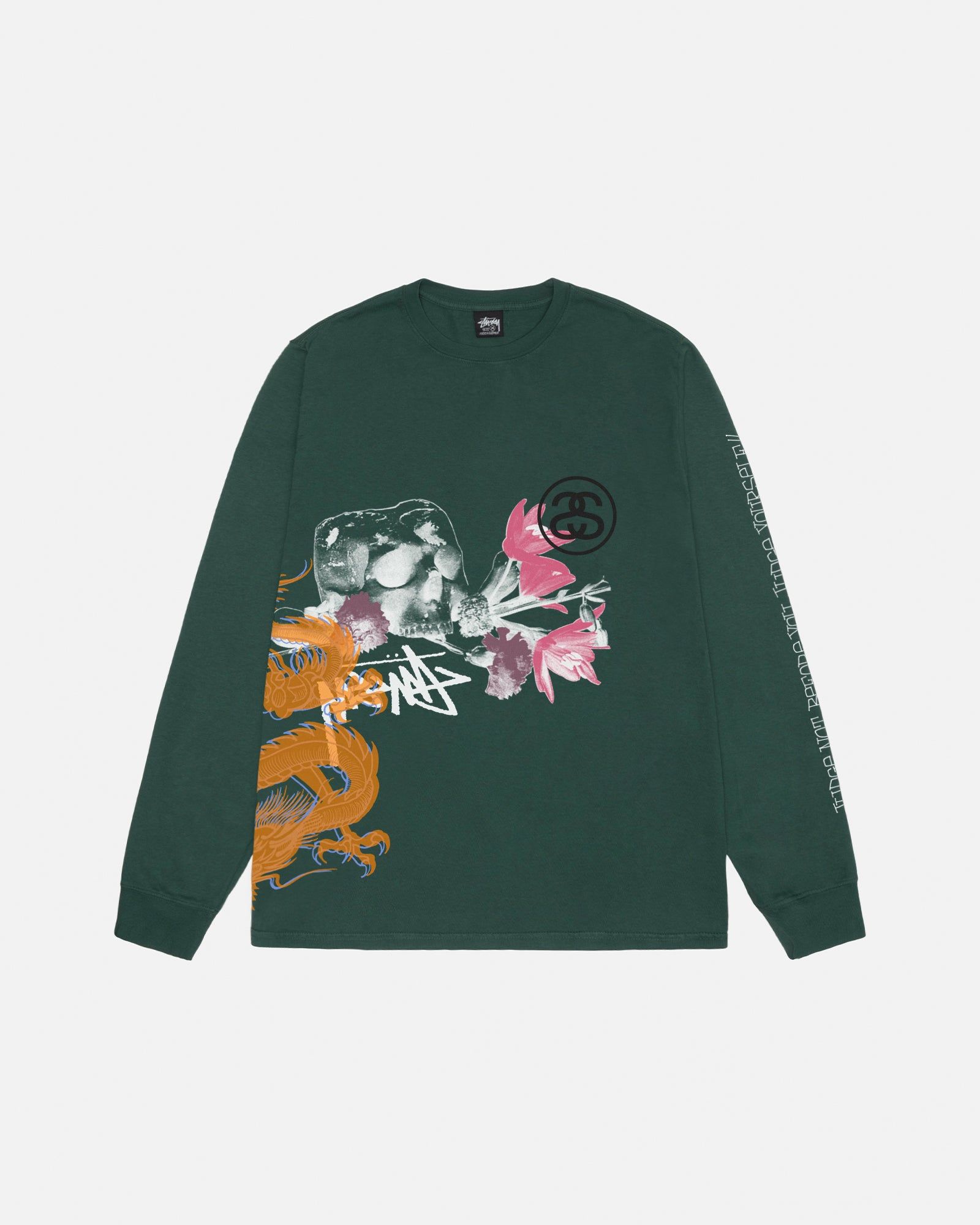 トップス Stussy Strike Ls Tee Pigment Dyed STRIKE LS TEE PIGMENT DYED | Parallel