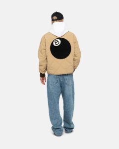 8 BALL QUILTED LINER JACKET sold by Stussy