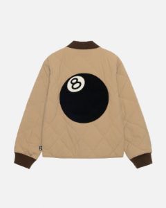 8 BALL QUILTED LINER JACKET sold by Stussy