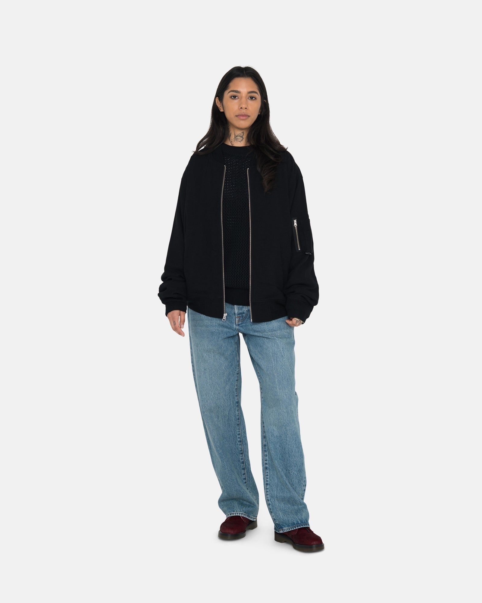 LINEN BEACH BOMBER sold by Stussy product image thumbnail 10