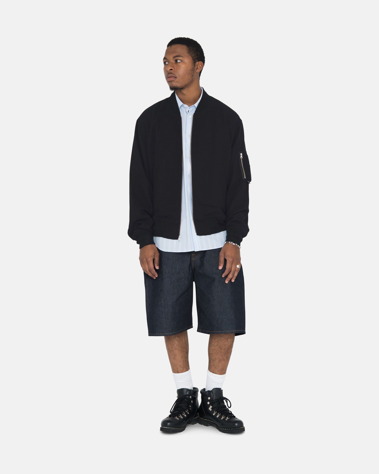 LINEN BEACH BOMBER sold by Stussy product image thumbnail 7