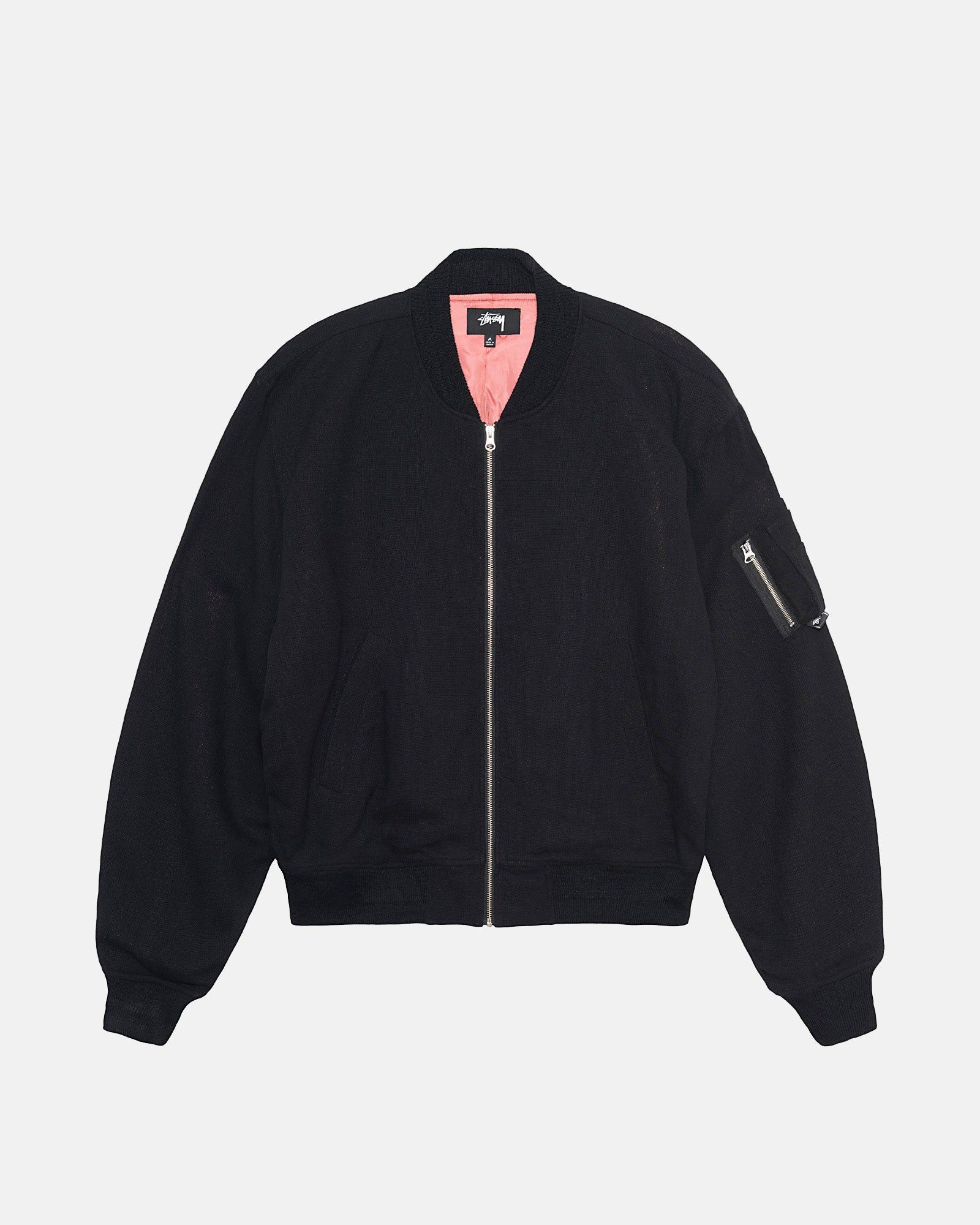 LINEN BEACH BOMBER sold by Stussy