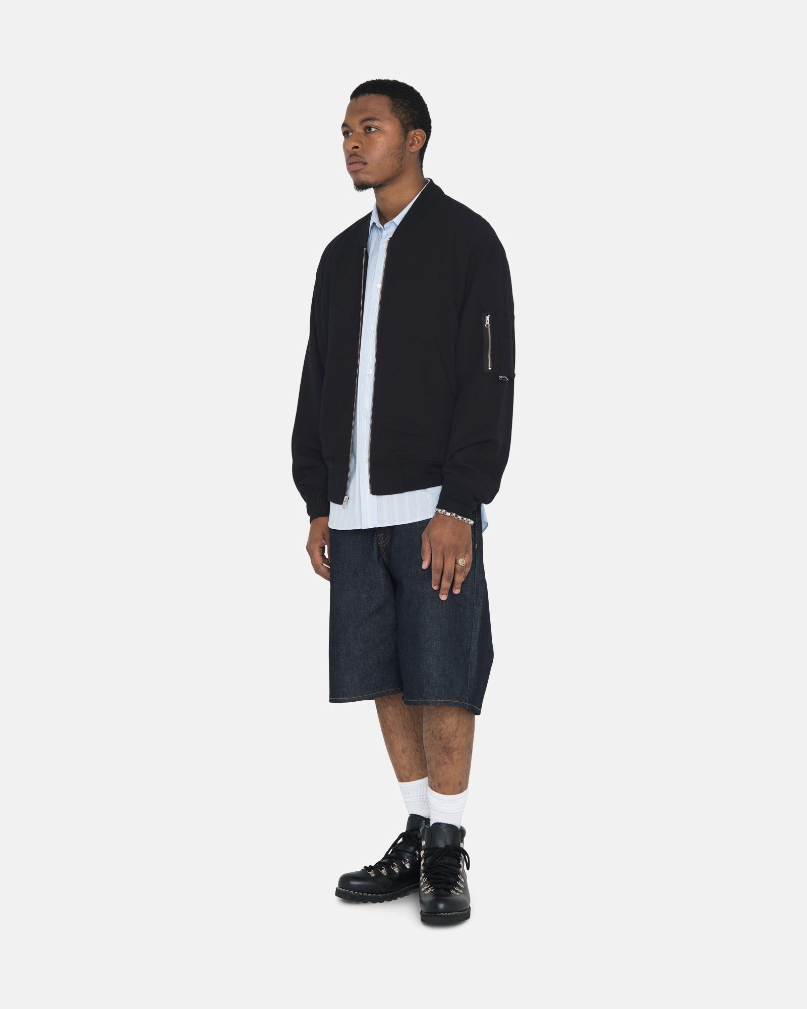 LINEN BEACH BOMBER sold by Stussy product image thumbnail 8