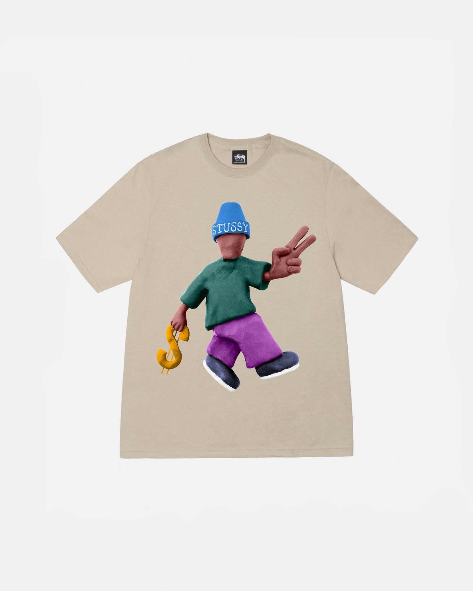 PEACE & PROSPERITY TEE sold by Stussy