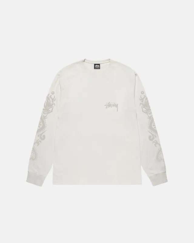 DRAGONS LS TEE PIGMENT DYED sold by Stussy