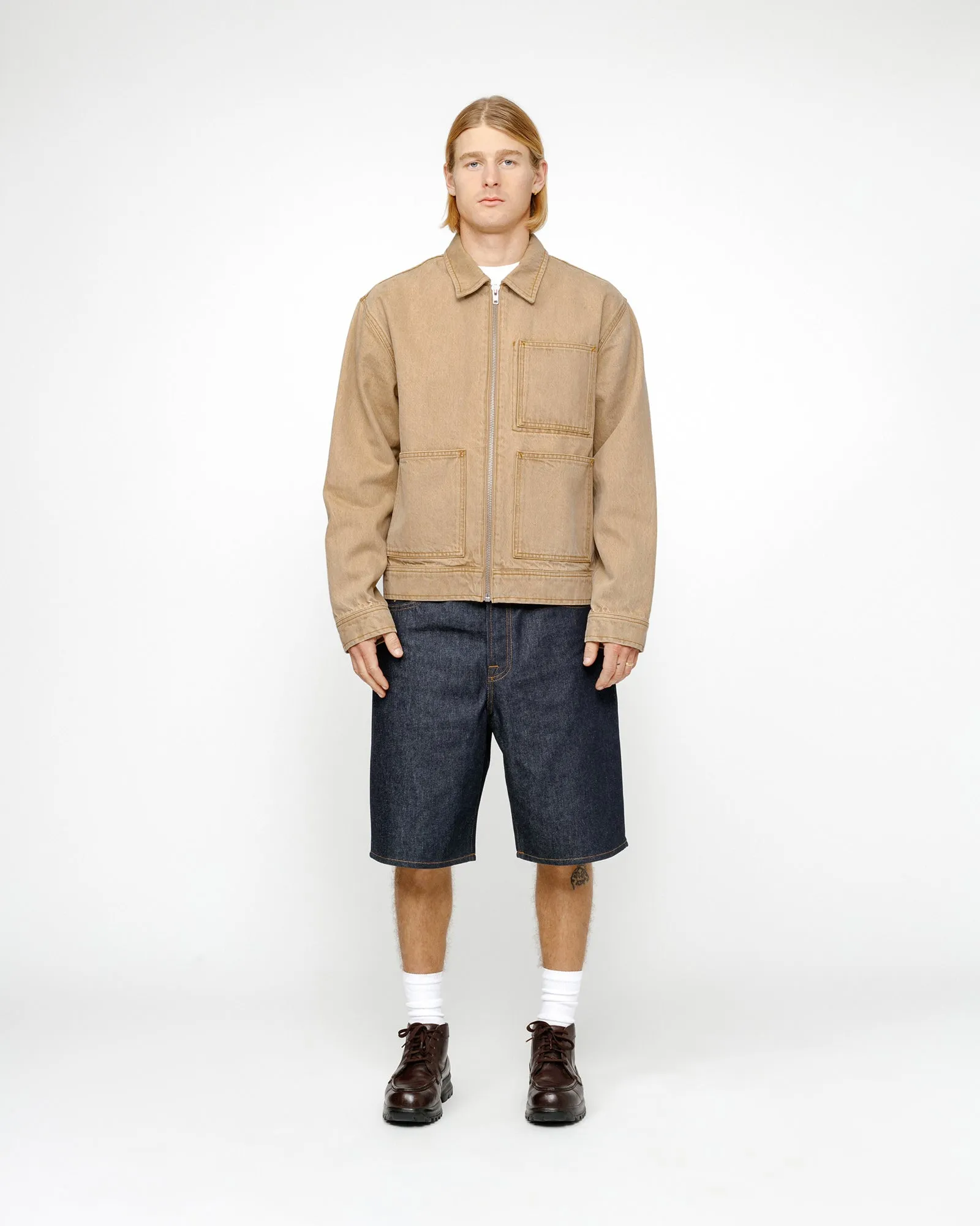 ZIP WORK JACKET DENIM sold by Stussy product image thumbnail 3
