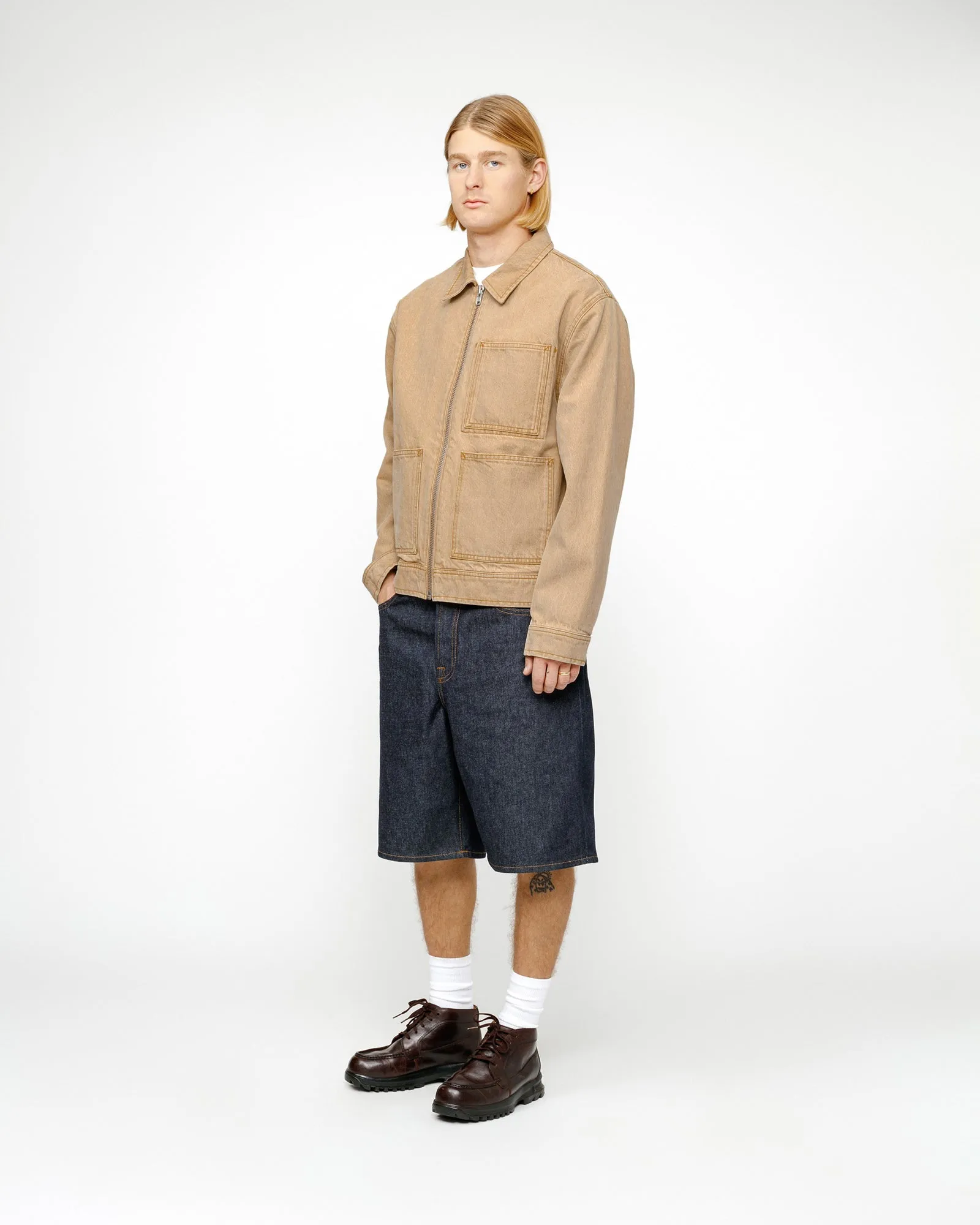 ZIP WORK JACKET DENIM sold by Stussy product image thumbnail 4