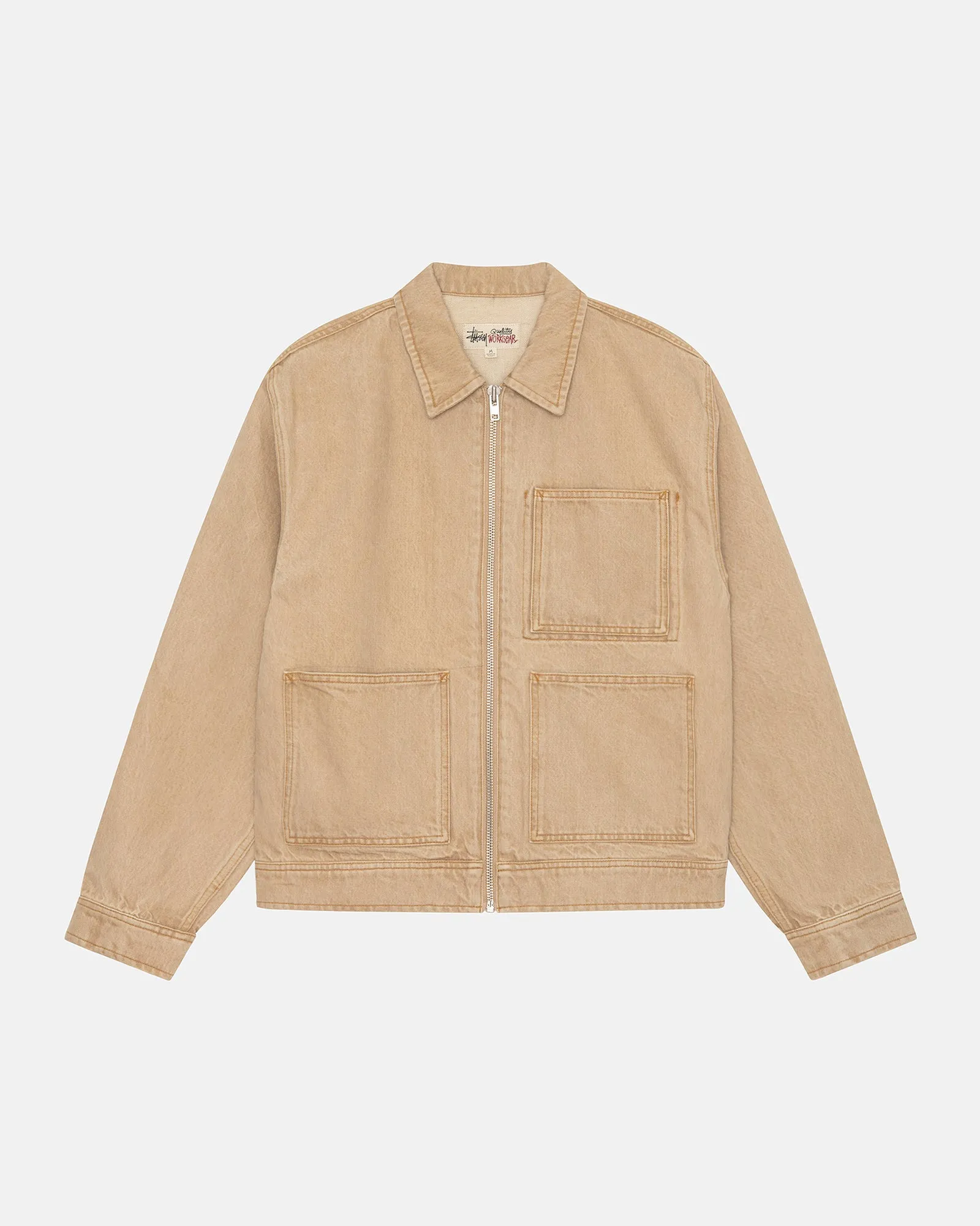 ZIP WORK JACKET DENIM sold by Stussy