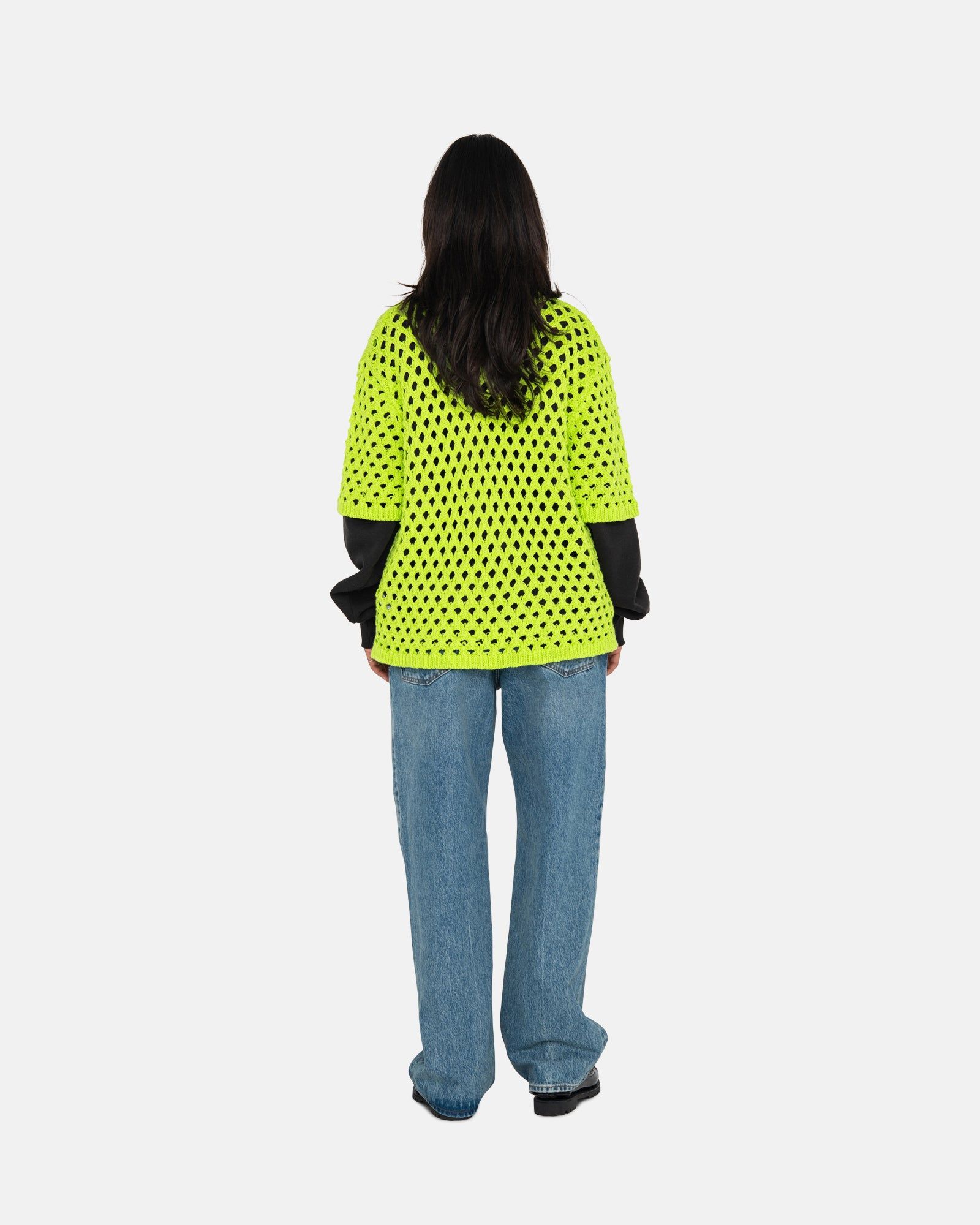 BIG MESH POLO SWEATER sold by Stussy product image thumbnail 8