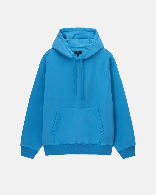 PIGMENT DYED FLEECE HOODIE sold by Stussy