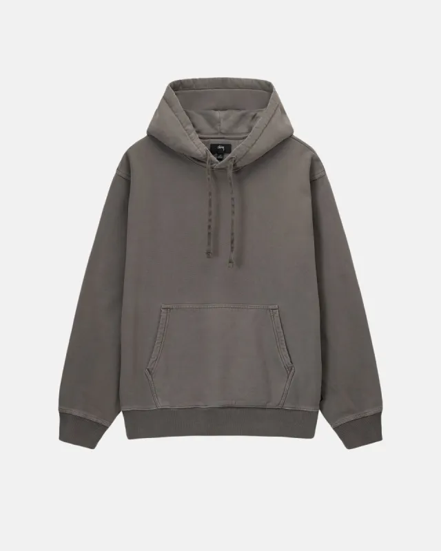 PIGMENT DYED FLEECE HOODIE sold by Stussy