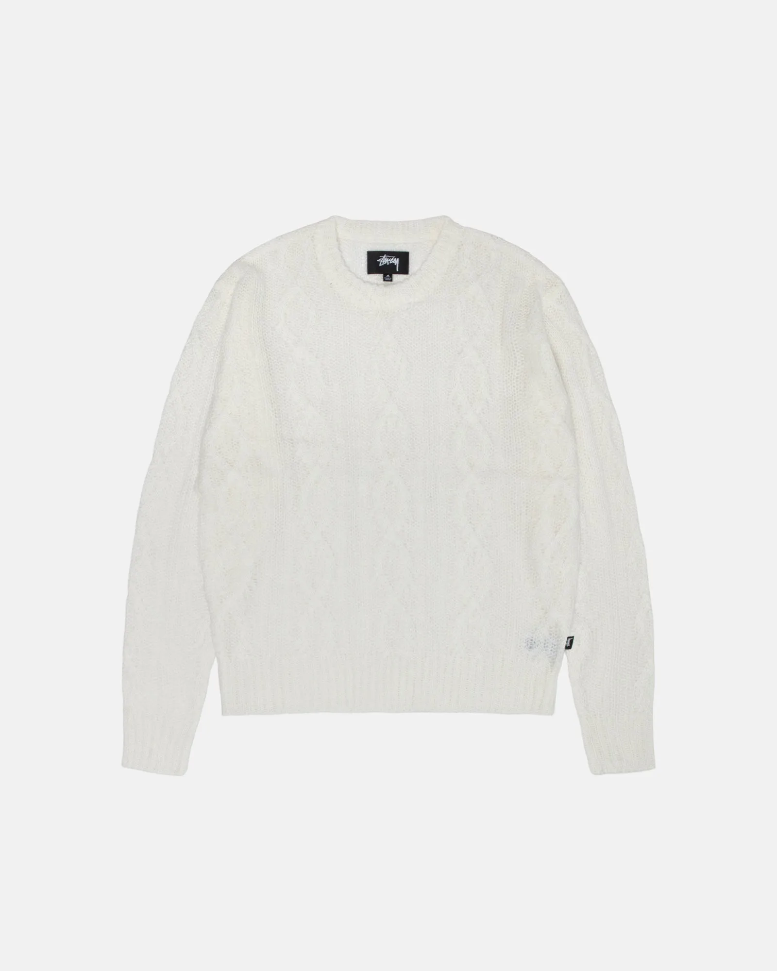 CABLE LOOSE KNIT SWEATER sold by Stussy