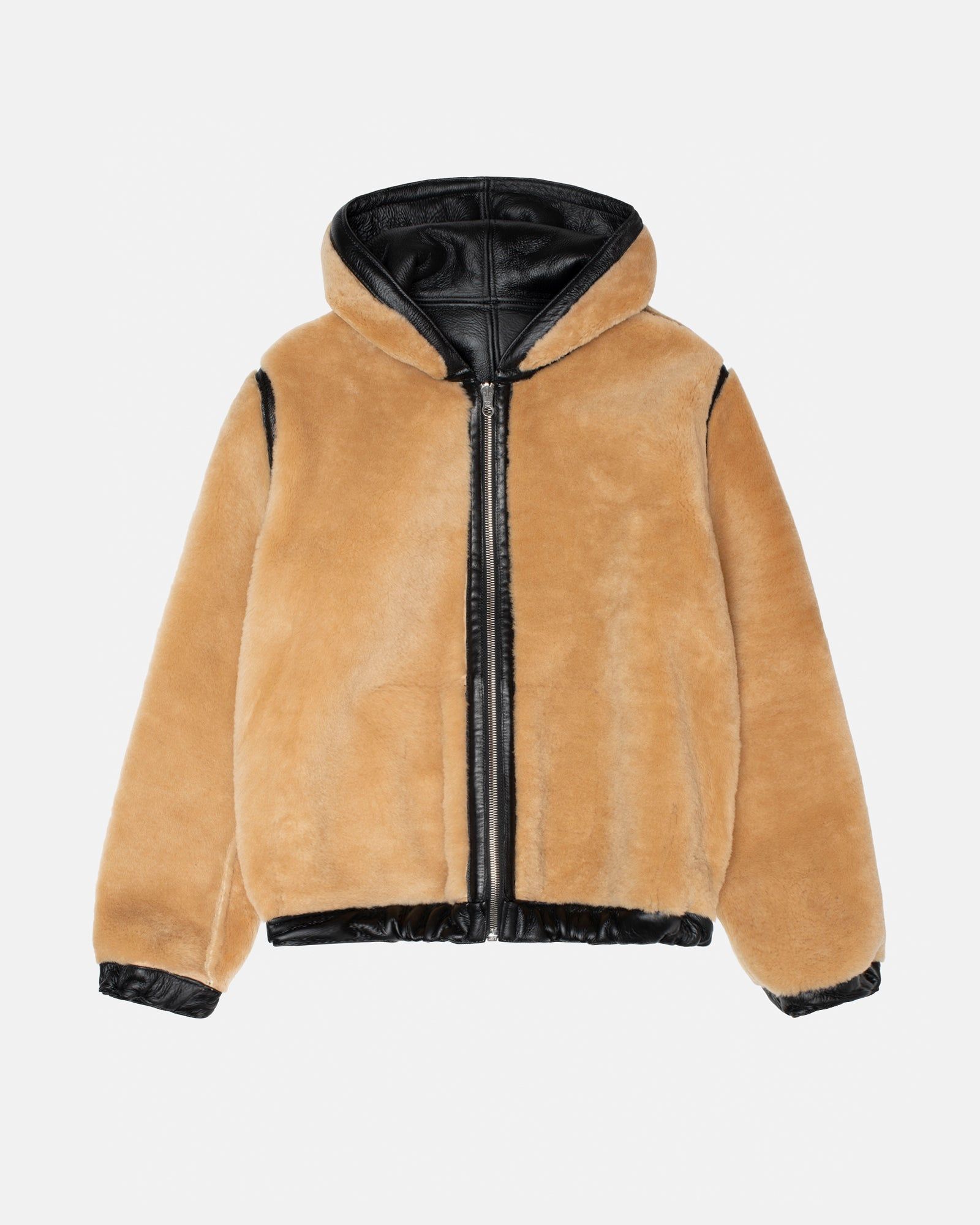 OUR LEGACY WORK SHOP REVERSIBLE SHEARLING ZIP HOODIE sold by Stussy product image thumbnail 2