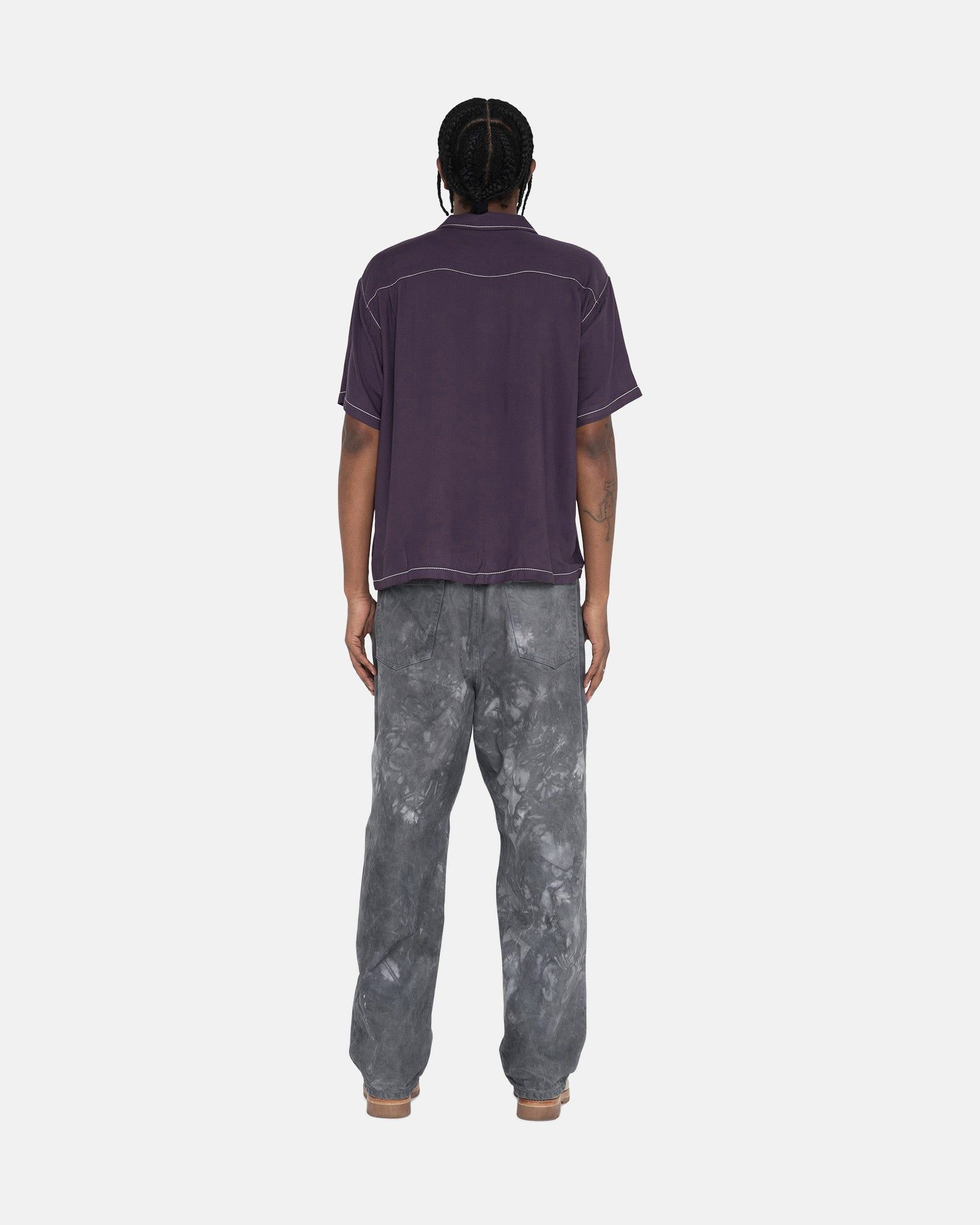 CONTRAST PICK STITCHED SHIRT sold by Stussy product image thumbnail 5