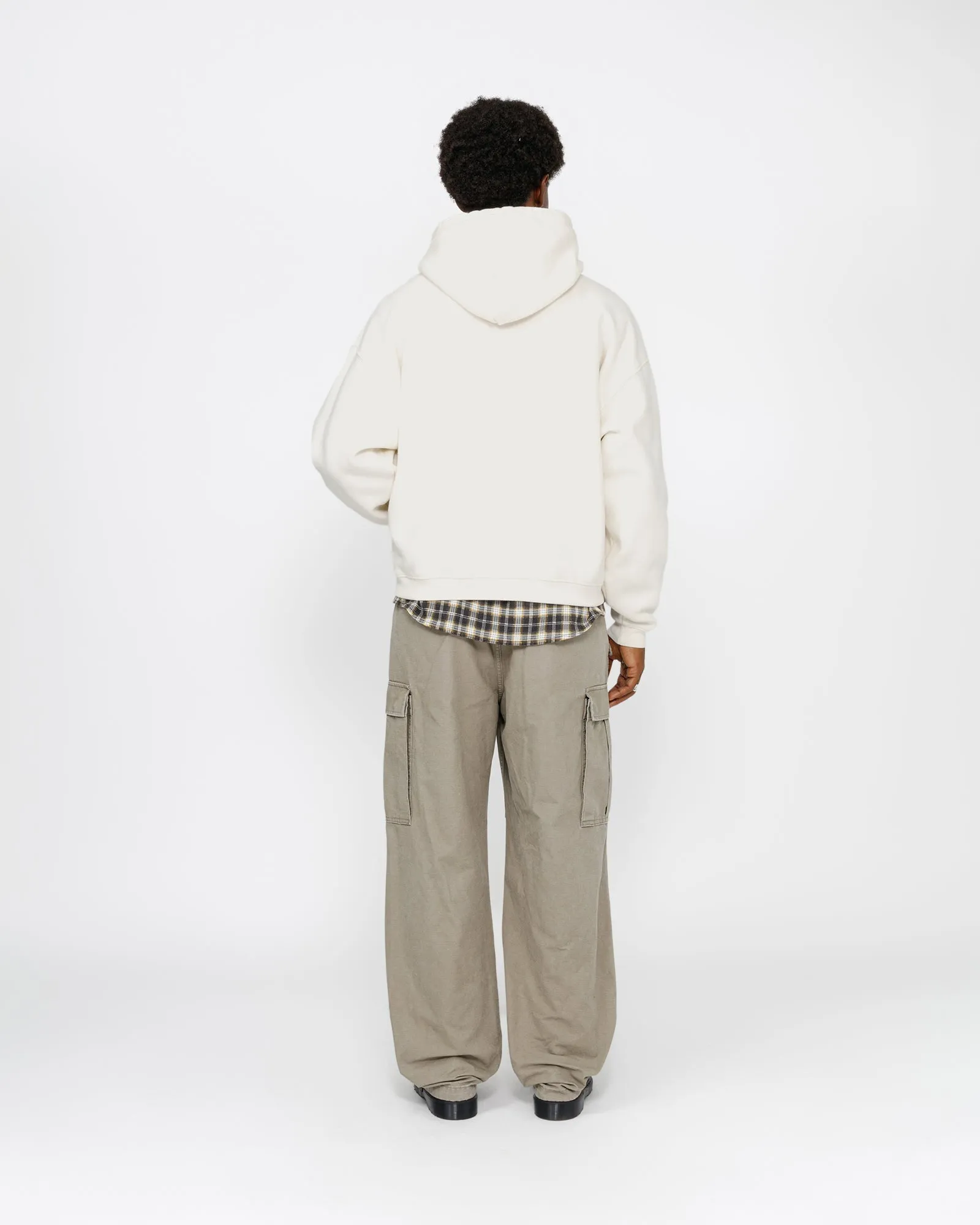 SATIN PATCH OVERSIZED HOODIE sold by Stussy product image thumbnail 4