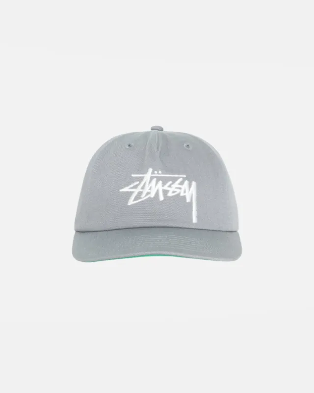 MID-DEPTH BIG STOCK SNAPBACK sold by Stussy