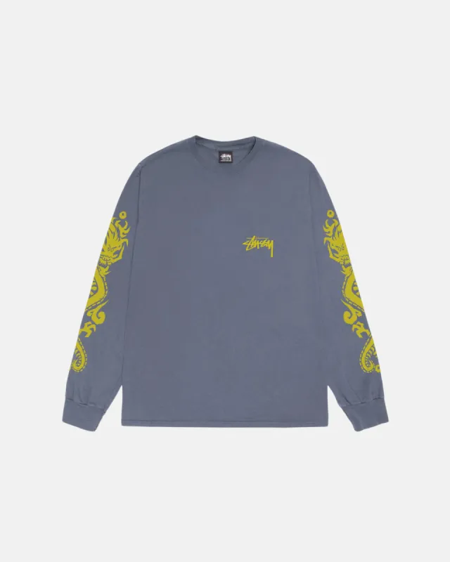 DRAGONS LS TEE PIGMENT DYED sold by Stussy