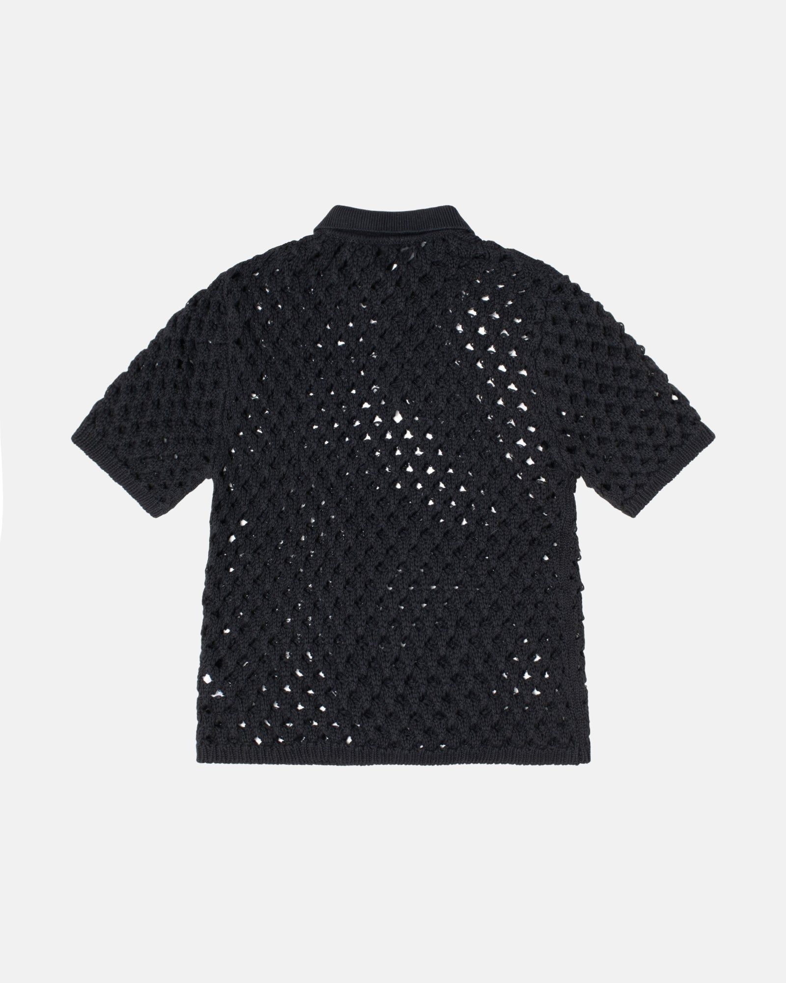 BIG MESH POLO SWEATER sold by Stussy product image thumbnail 2