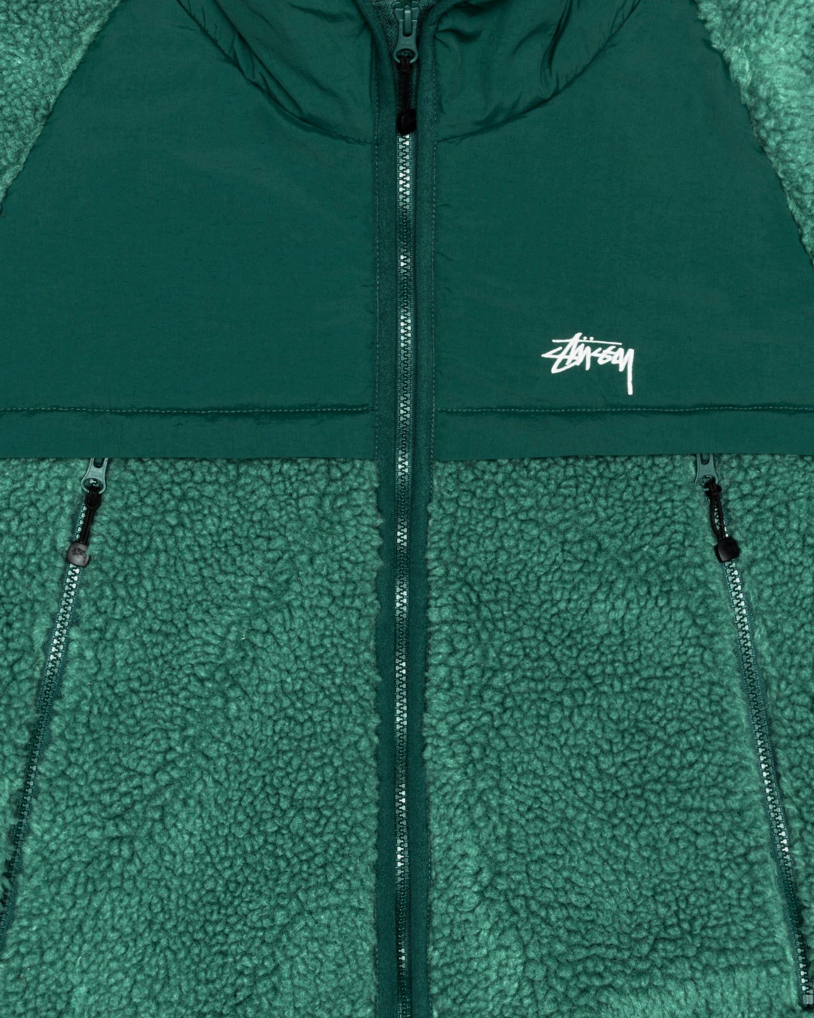 SHERPA PANELED HOODED JACKET sold by Stussy product image thumbnail 3