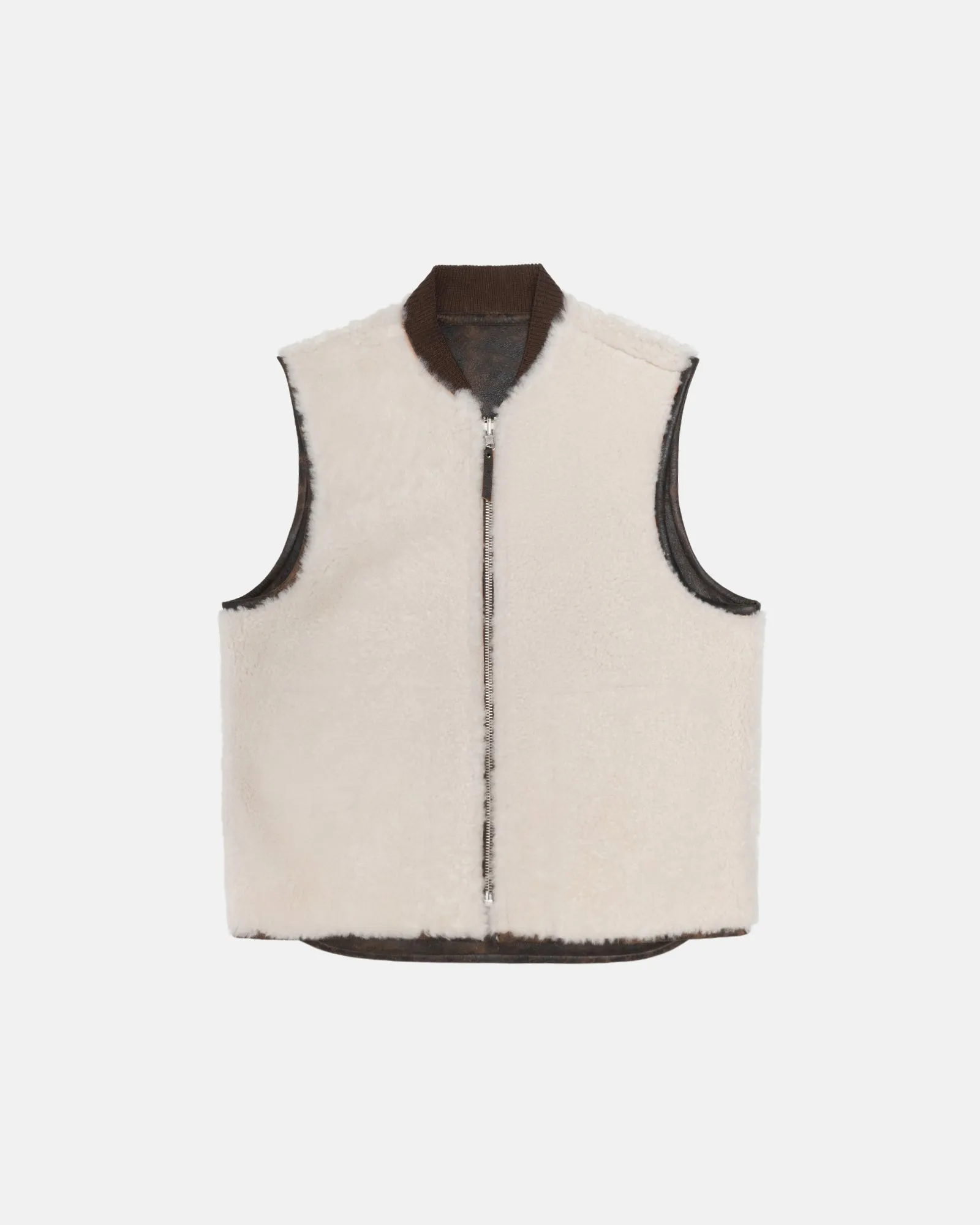 REVERSIBLE SHEARLING WORKGEAR VEST sold by Stussy product image thumbnail 2