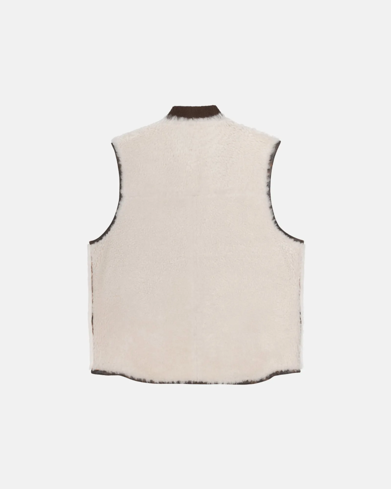 REVERSIBLE SHEARLING WORKGEAR VEST sold by Stussy product image thumbnail 4