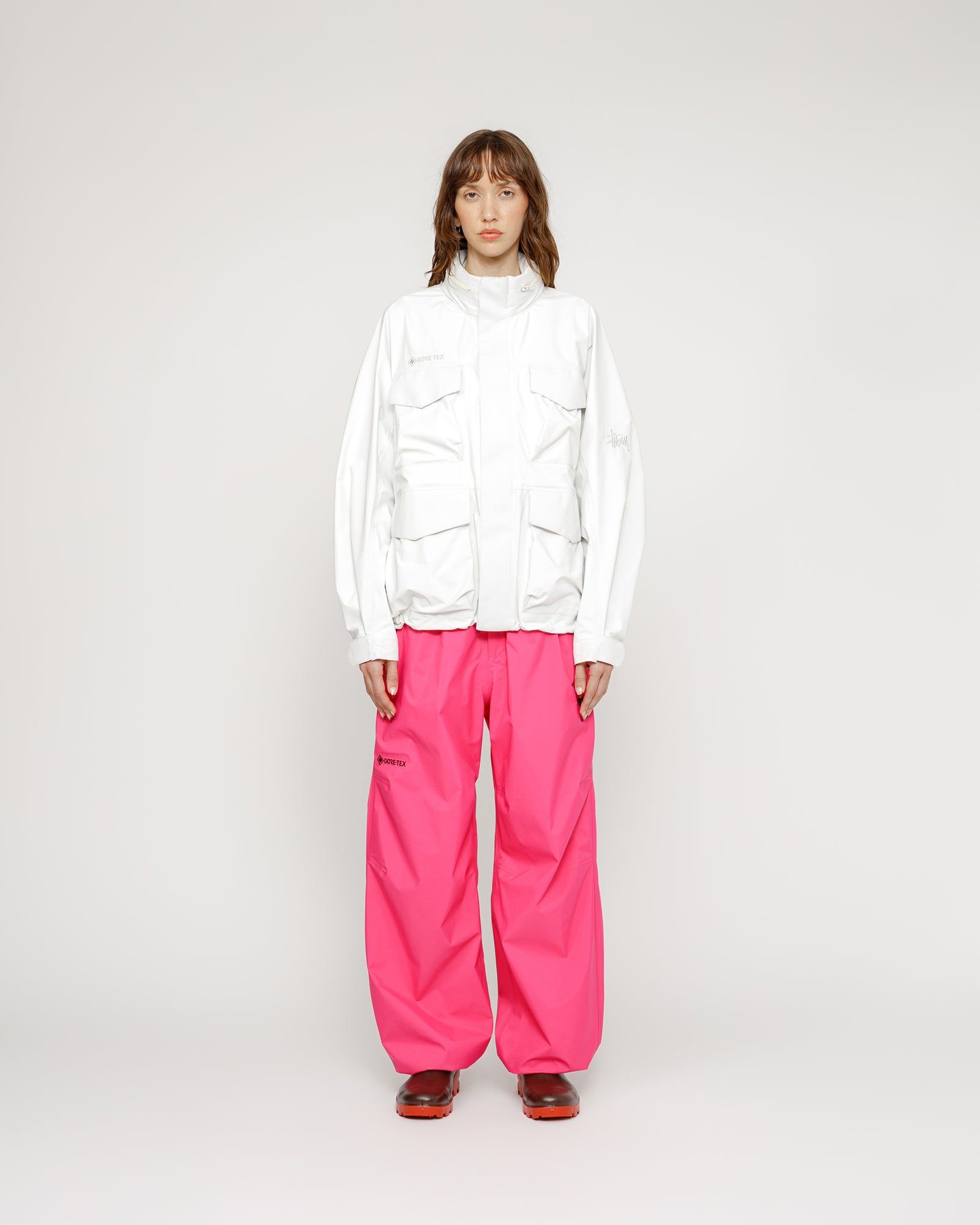 パンツ Stussy Gore-Tex Recycled Over Trouser StüSsy Gore-Tex Recycled Over Trousers - Orange | Editorialist