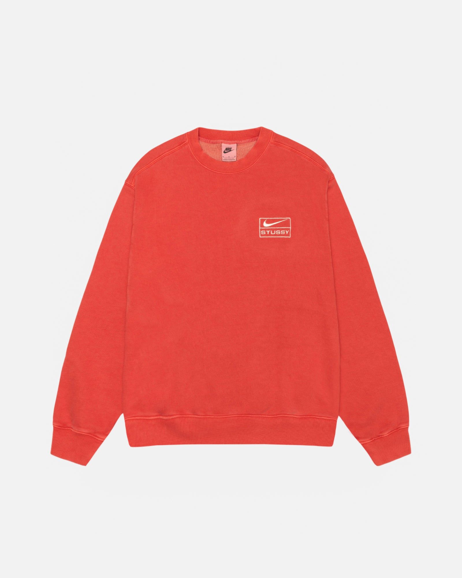 STÜSSY & NIKE PIGMENT DYED FLEECE CREW sold by Stussy